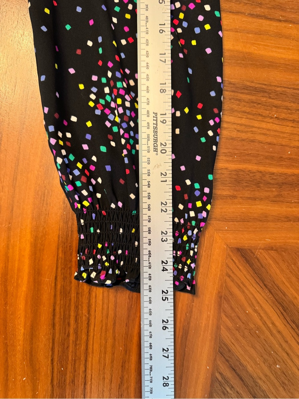 Kate Spade New York Confetti Cheer Smocked Long Sleeve Dress Size 8 - Picture 12 of 16